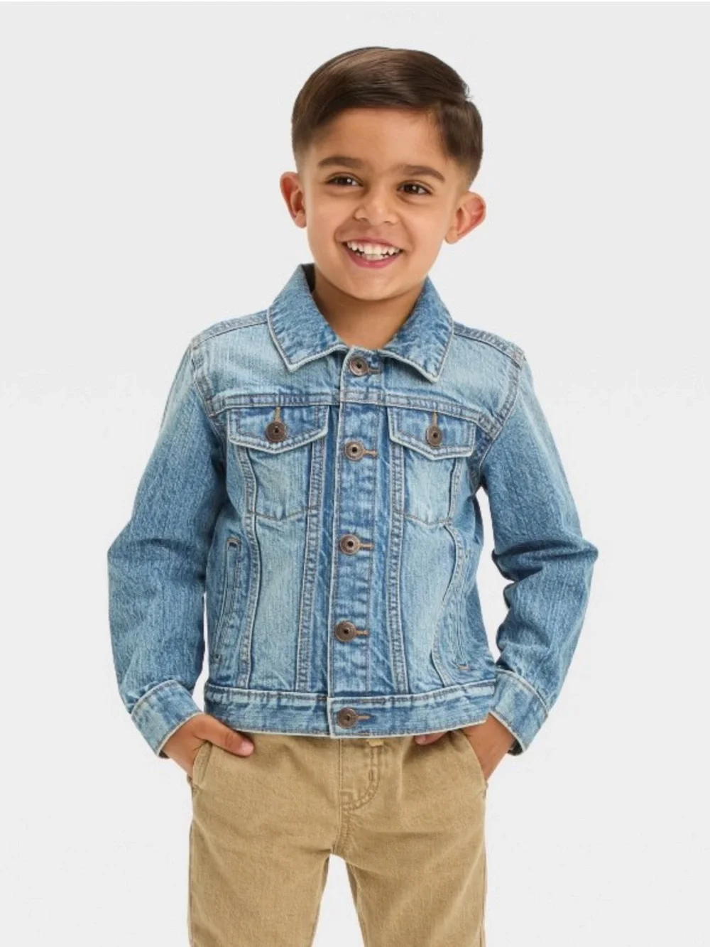 🔸NWT🔸 OshKosh B'gosh Toddler Boys' Denim Jacket - Blue 5T